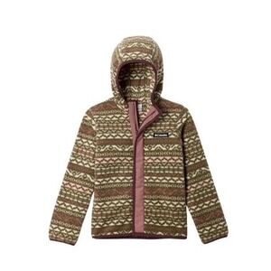 Columbia Girls' Highland Pine Printed Full Zip Fleece Sweater Jacket, XL 18/20